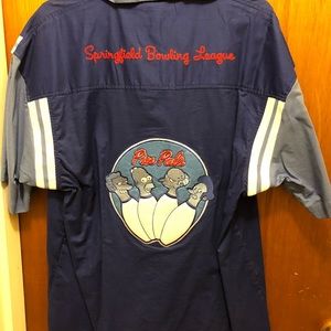 The Simpsons Bowling Shirt. Men’s large